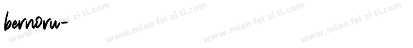 bernoru字体转换