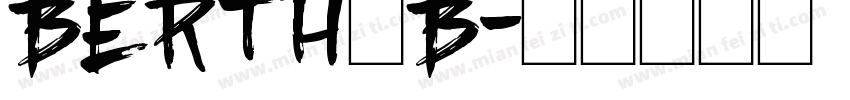 BERTH_B字体转换