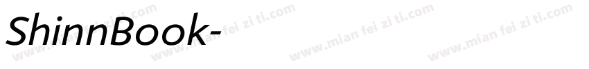 ShinnBook字体转换