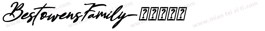 BestowensFamily字体转换