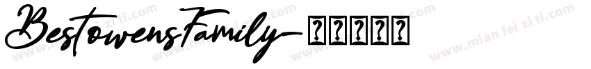 BestowensFamily字体转换