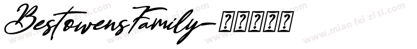 BestowensFamily字体转换