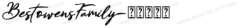 BestowensFamily字体转换