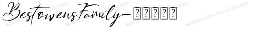 BestowensFamily字体转换