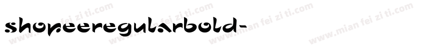 shopeeregularbold字体转换