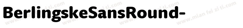 BerlingskeSansRound字体转换
