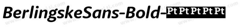 BerlingskeSans-Bold字体转换