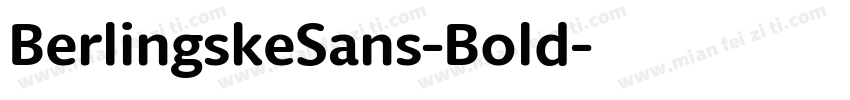 BerlingskeSans-Bold字体转换