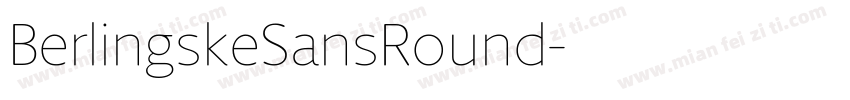 BerlingskeSansRound字体转换