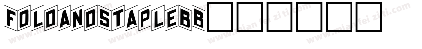 FoldandStapleBB字体转换