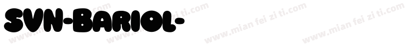 SVN-Bariol字体转换