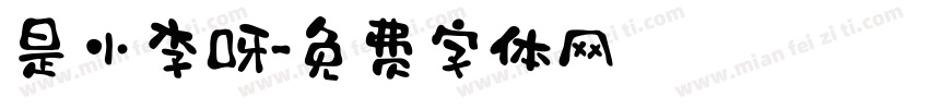 是小李呀字体转换