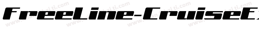 FreeLine-CruiseExpress字体转换