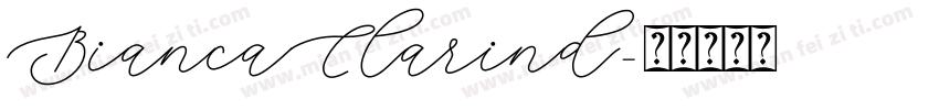 BiancaClarind字体转换