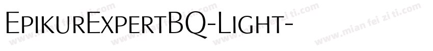 EpikurExpertBQ-Light字体转换