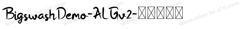BigswashDemo-ALGv2字体转换