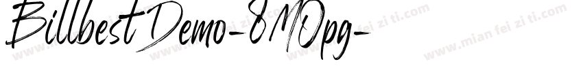 BillbestDemo-8MOpg字体转换