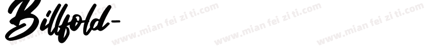 Billfold字体转换