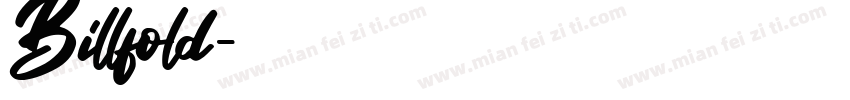 Billfold字体转换