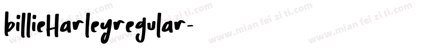 billieHarleyregular字体转换