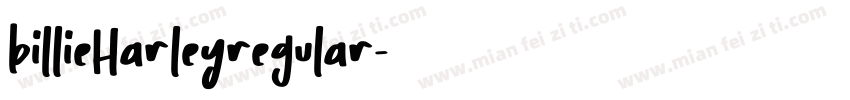billieHarleyregular字体转换