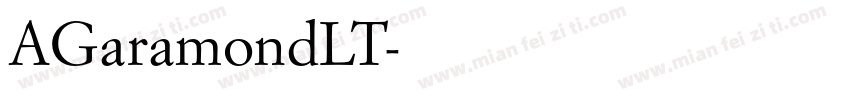 AGaramondLT字体转换
