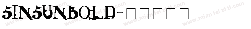 SINSUNBOLD字体转换