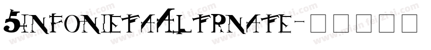 SinfonietaAltrnate字体转换
