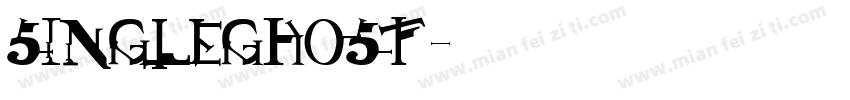 SINGLEGHOST字体转换