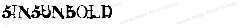 SINSUNBOLD字体转换