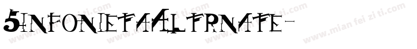 SinfonietaAltrnate字体转换