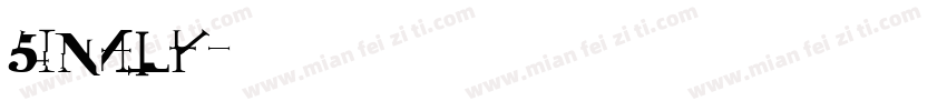 sinaly字体转换