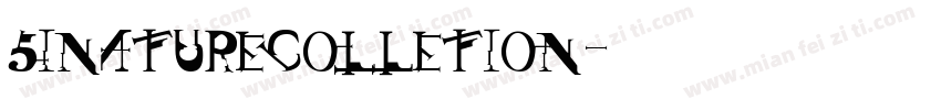 sinaturecolletion字体转换