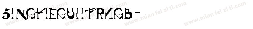 singyieguiitragb字体转换