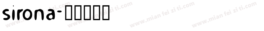 sirona字体转换