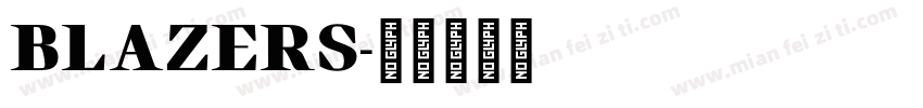 BLAZERS字体转换