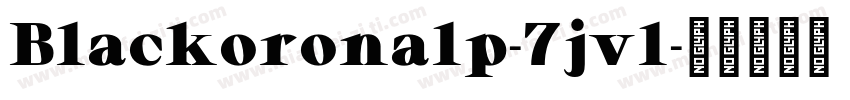 Blackoronalp-7jvl字体转换