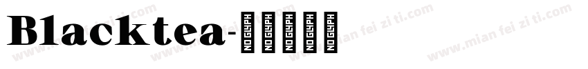 Blacktea字体转换