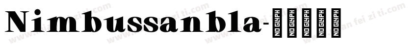 Nimbussanbla字体转换