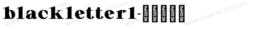 blackletter1字体转换