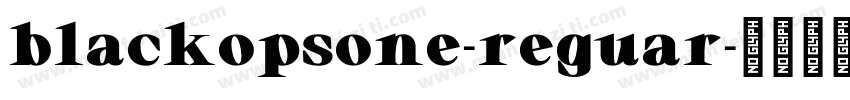 blackopsone-reguar字体转换