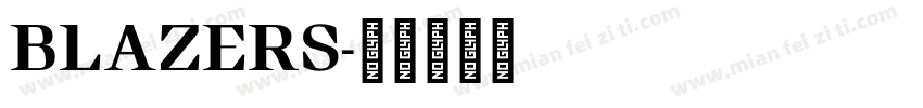 BLAZERS字体转换