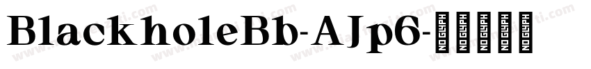 BlackholeBb-AJp6字体转换