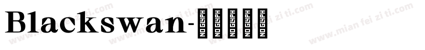 Blackswan字体转换