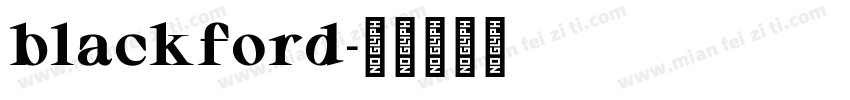 blackford字体转换