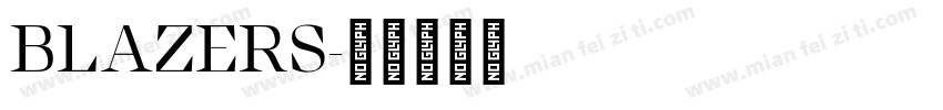 BLAZERS字体转换