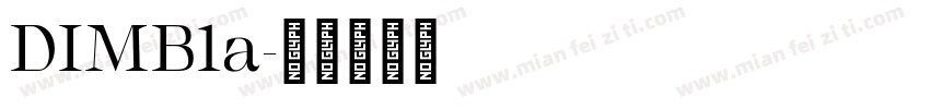 DIMBla字体转换