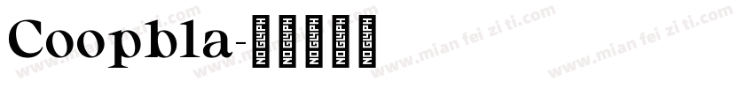 Coopbla字体转换