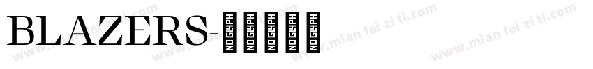BLAZERS字体转换