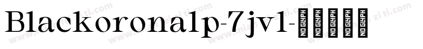 Blackoronalp-7jvl字体转换